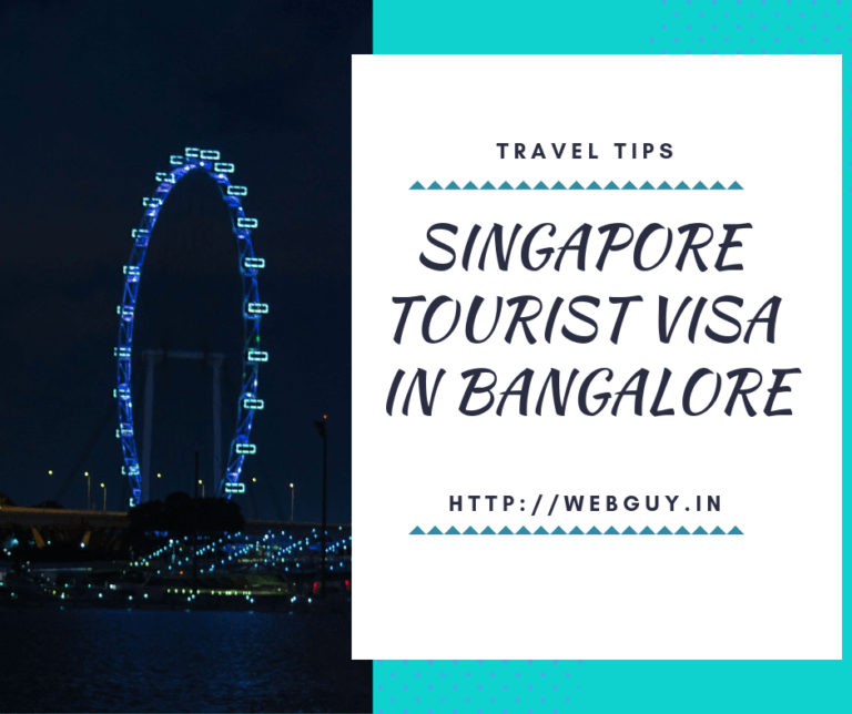 singapore tourist visa agents bangalore