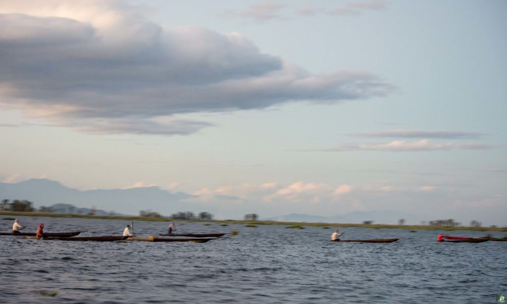 Fisherman Returning Home - Loktak Lake