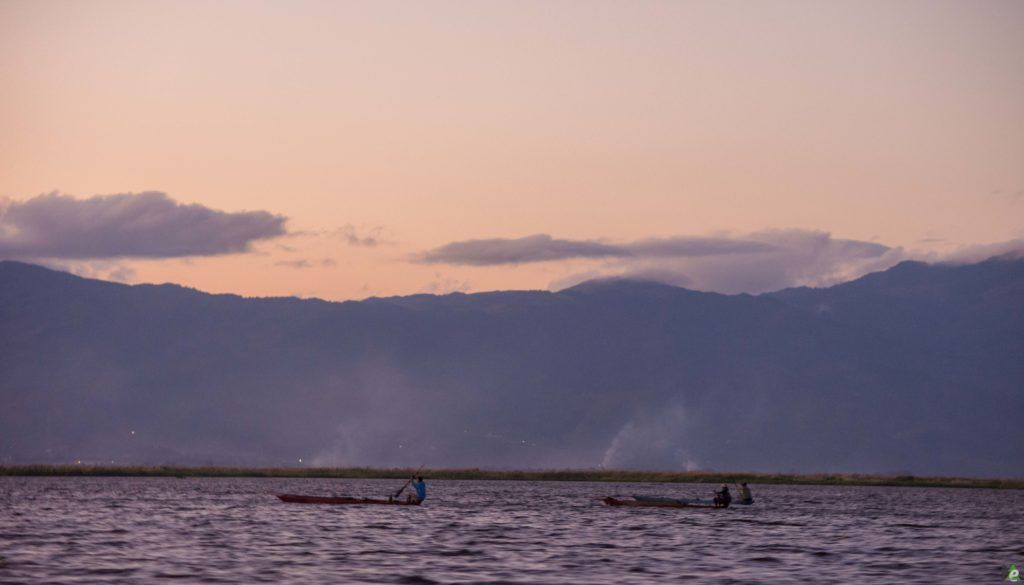 boats on loktak lake