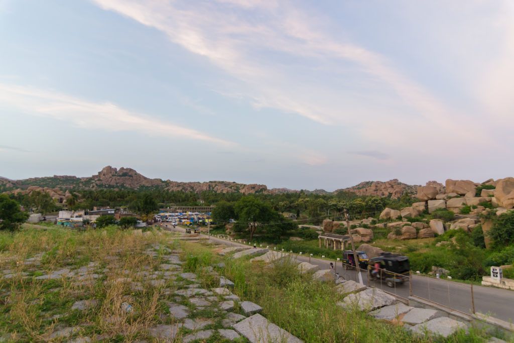 Road Leading To Hampi Bazar