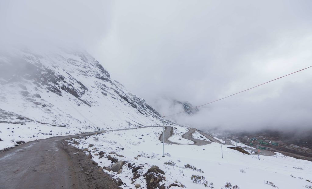 Snowed out sela pass in winters