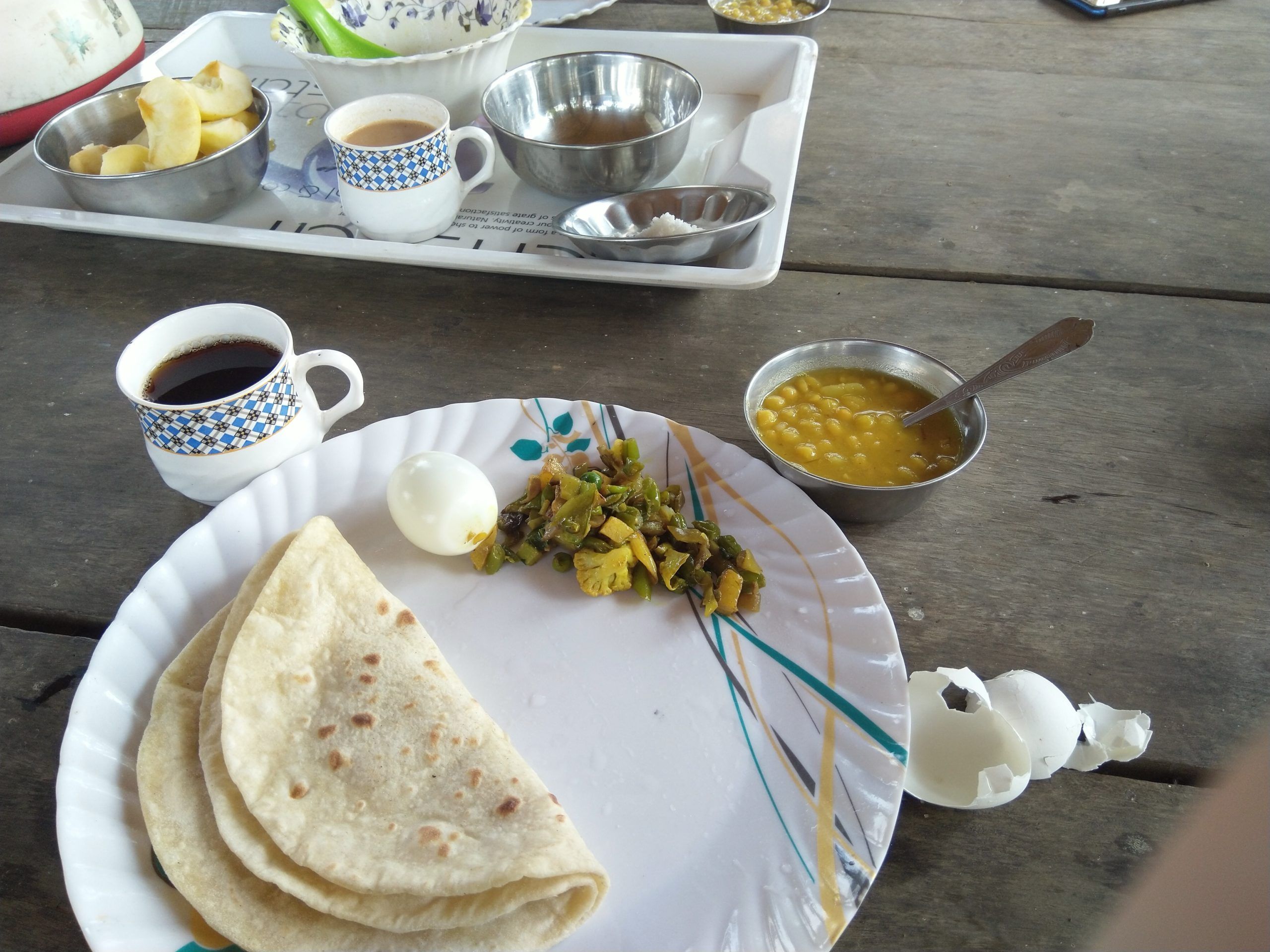 breakfast at chandubi eco resort